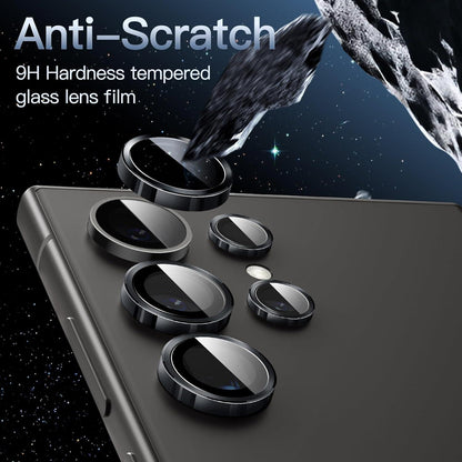 Kameraschutz Samsung Galaxy S24 Ultra 9H Glas Metallring HD Klar