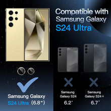 Kameraschutz Galaxy S24 Ultra 9H Gehärtetes Glas Metallring