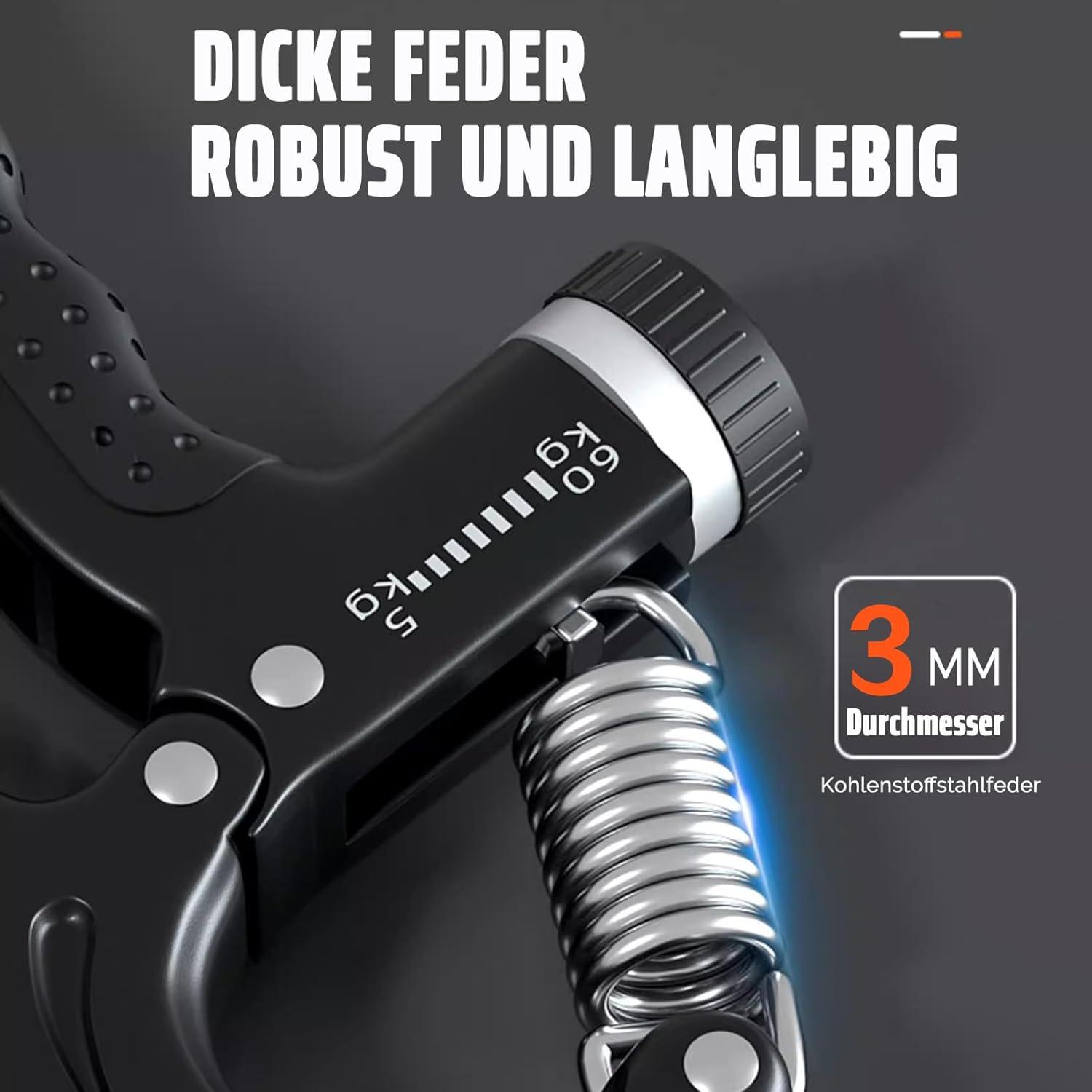 Handmuskeltrainer Unterarmtrainer Griffkraft Trainer 5-60 kg