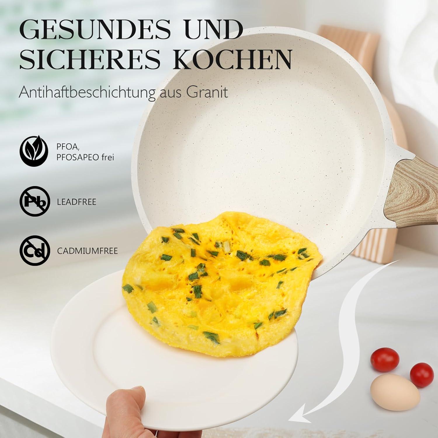 GiPP Granit Topfset 10-teilig, Induktion Cookware