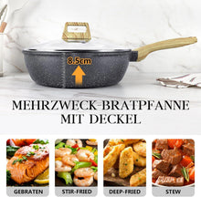 GiPP Granit-Wokpfanne 28cm mit