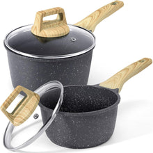 Topfset Granit-Antihaftbeschichtet Induktion 16/18cm Grau