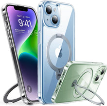 TORRAS 360° Ostand Spin iPhone 13 14 Hülle MilitärschutzTransparent