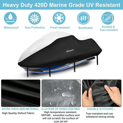Jet Ski Abdeckung 420D wasserdicht UV-geschützt mit