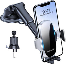 Handyhalterung Auto Universal Saugnapf Metallhaken lüftung