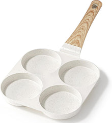 Spiegeleipfanne 4-Loch Omlettenpfanne Granit-Antihaft PFOS/PFOA-Frei
