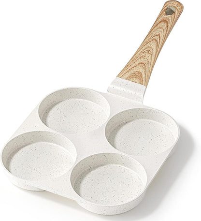 Spiegeleipfanne 4-Loch Omlettenpfanne Granit-Antihaft PFOS/PFOA-Frei