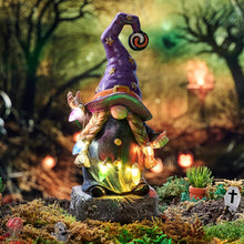 LED-Hexe für Halloween Deko Draußen 22cm Kunstharz