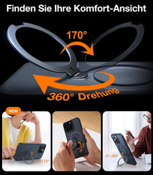 TORRAS 360° Ostand Spin iPhone 14 Pro Hülle Magnetisch