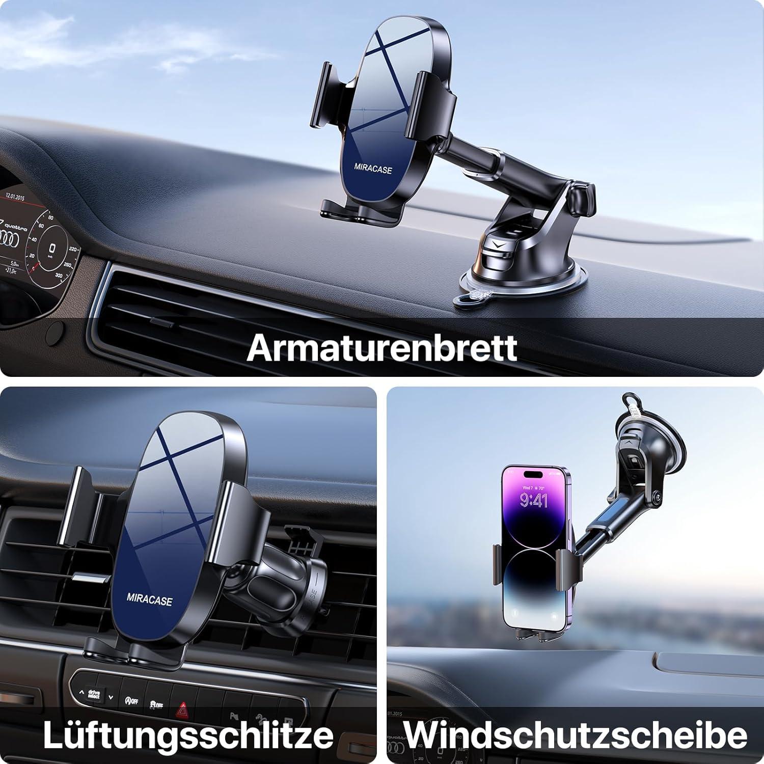 Auto Handyhalterung 360° verstellbar für iPhone Samsung