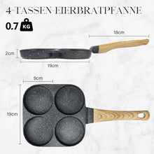 Spiegeleipfanne mit 4-Loch