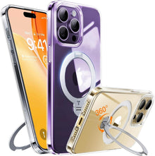 360° Ostand Spin iPhone 14 Pro Hülle Magnetisch Militärschutz