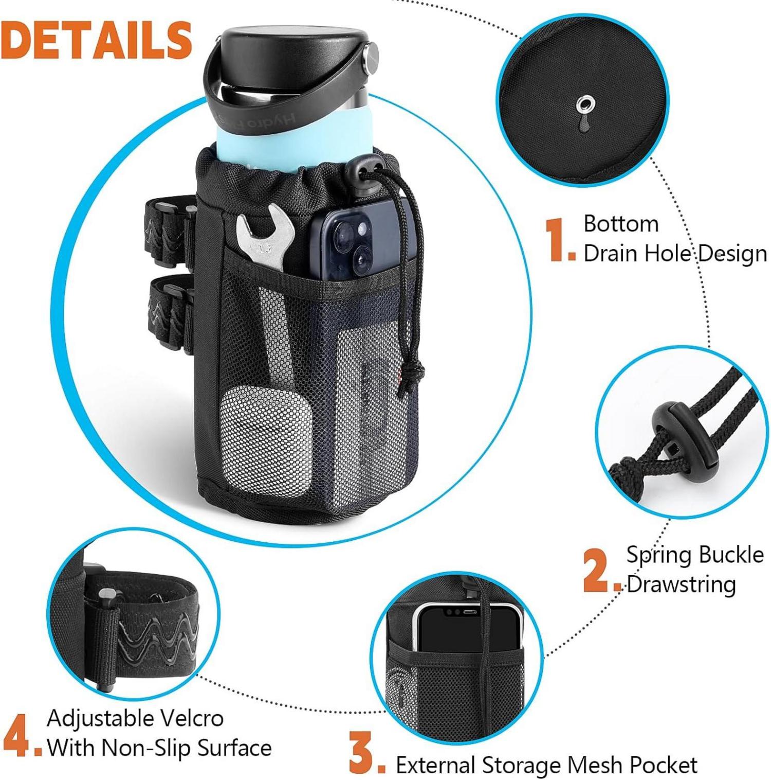 Desing Wish 24oz UTV Getränkehalter Fahrrad Schwarz 12-24oz