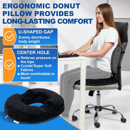 Donut-Sitzkissen Memoryschaum Hämorrhoiden Schwangerschaft
