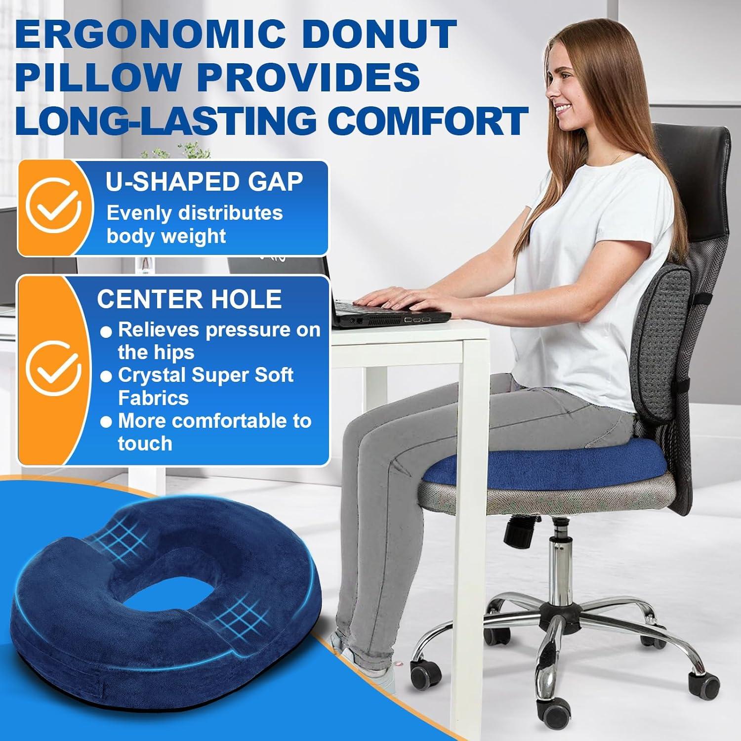 Memoryschaum Donut Sitzkissen Hämorrhoiden Schwangerschaft Steißbein