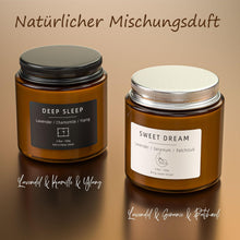 Duftkerze im Glas Lavendel Kamille Geschenkset 60h