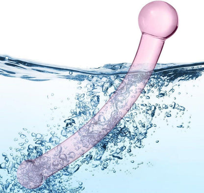 Transparenter Kristall Glasdildo Analdildo G-Punkt Stimulator SM Spielzeug