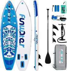 Aufblasbares Stand Up Paddle Board SUP Komplettset Blue
