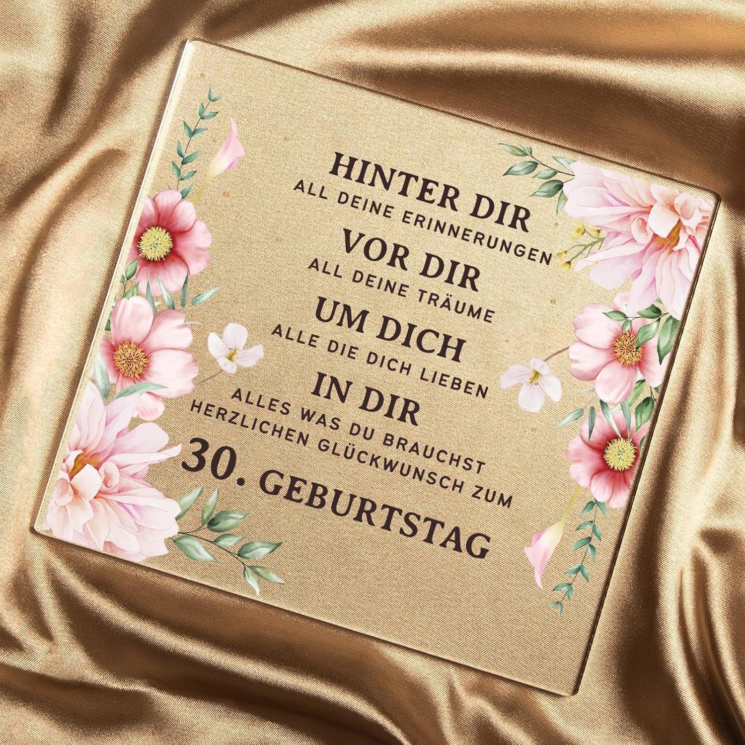Personalisierte 30. Geburtstag Holzschilder Geschenke für Frau