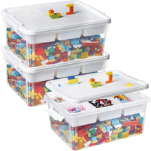 Aufbewahrungsbox Bausteine Stapelboxen Kinder Spielzeugkiste