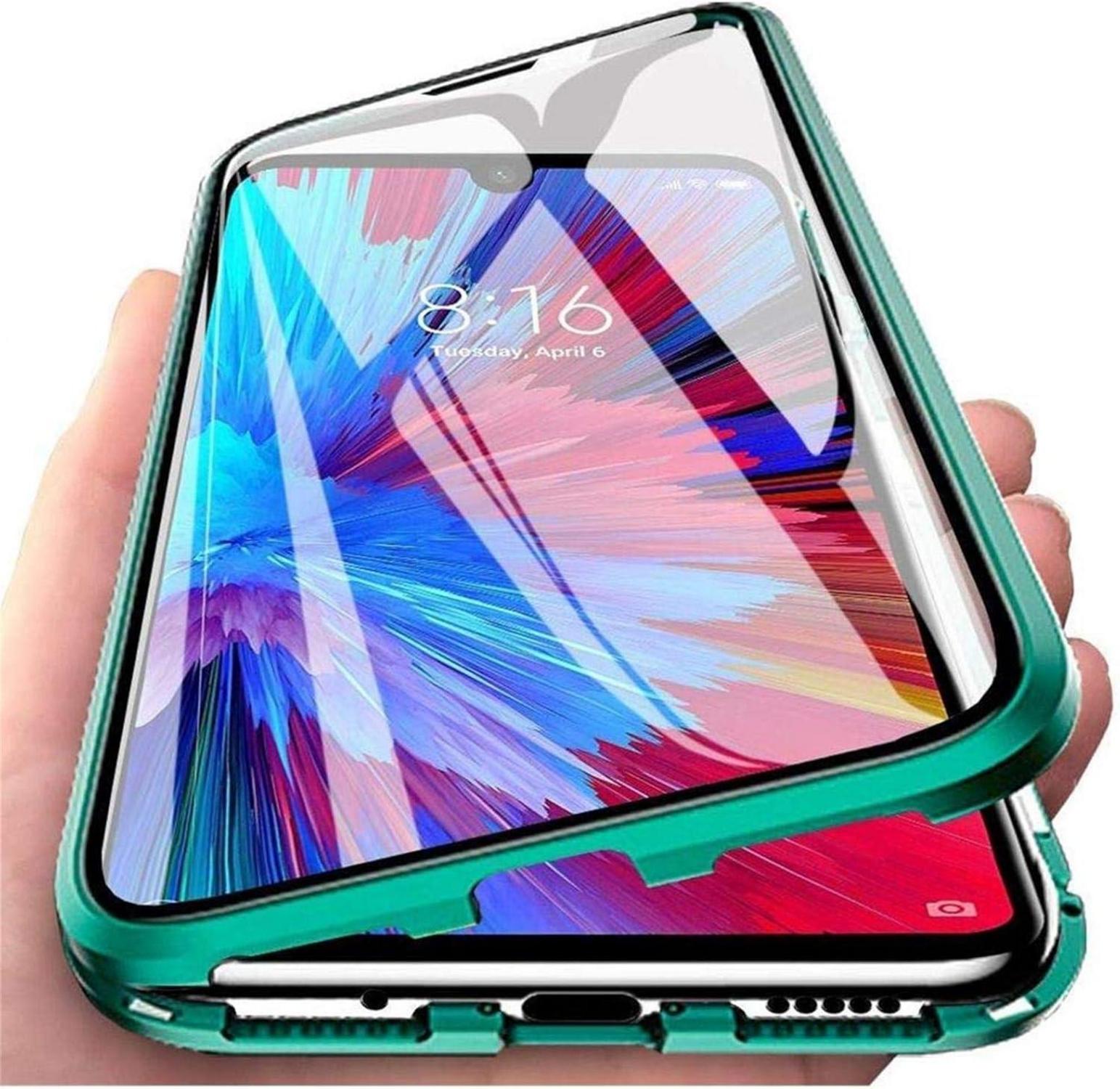 Samsung Galaxy S24+ Hülle Magnetische Adsorption Gehärtetes Glas