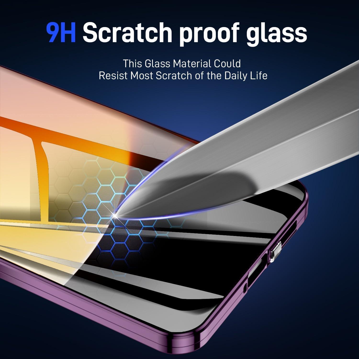 Flip Handyhülle Xiaomi Redmi Note 13 Pro Plus stoßfest magnetisch lila