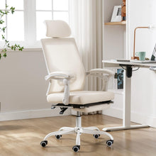Ergonomischer Bürostuhl aus Mesh mit Fußstütze und