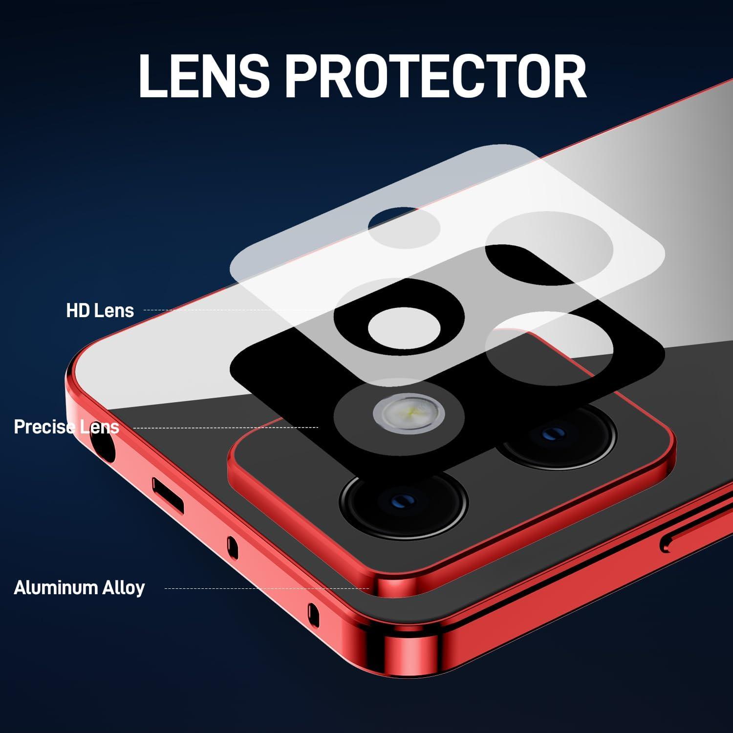 Hülle für Xiaomi Redmi Note 13 Pro Plus 360 Grad Schutz Magnetisch