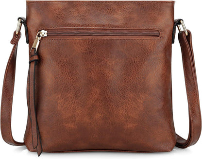 Umhängetasche aus PU-Leder für Damen, Crossbody-Tasche, verstellbarer