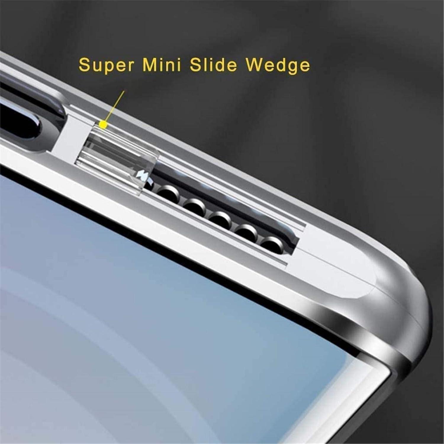 Samsung Galaxy S24+ Handyhülle Magnet Adsorption Aluminiumrahmen Flip Cover rot