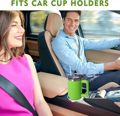 Thermobecher 1180ML Kaffeebecher To Go Thermo Trinkbecher Strohhalm Isolierbecher Grün