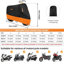 Motorrad Abdeckplane 300D Oxford Wasserdicht 4XL