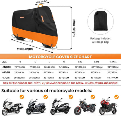 Motorrad Abdeckplane 300D Oxford Outdoor wasserdicht