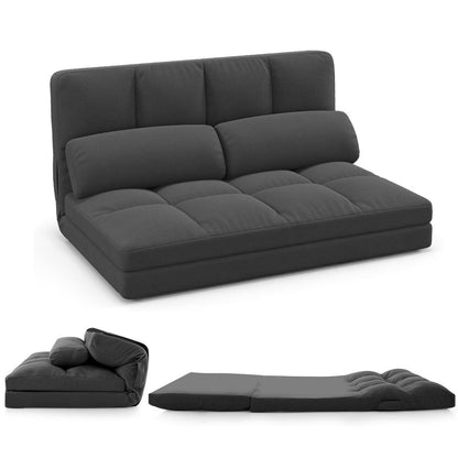 GOPLUS Schlafsessel mit Verstelllehne – 3in1 Sofa für Wohnzimmer