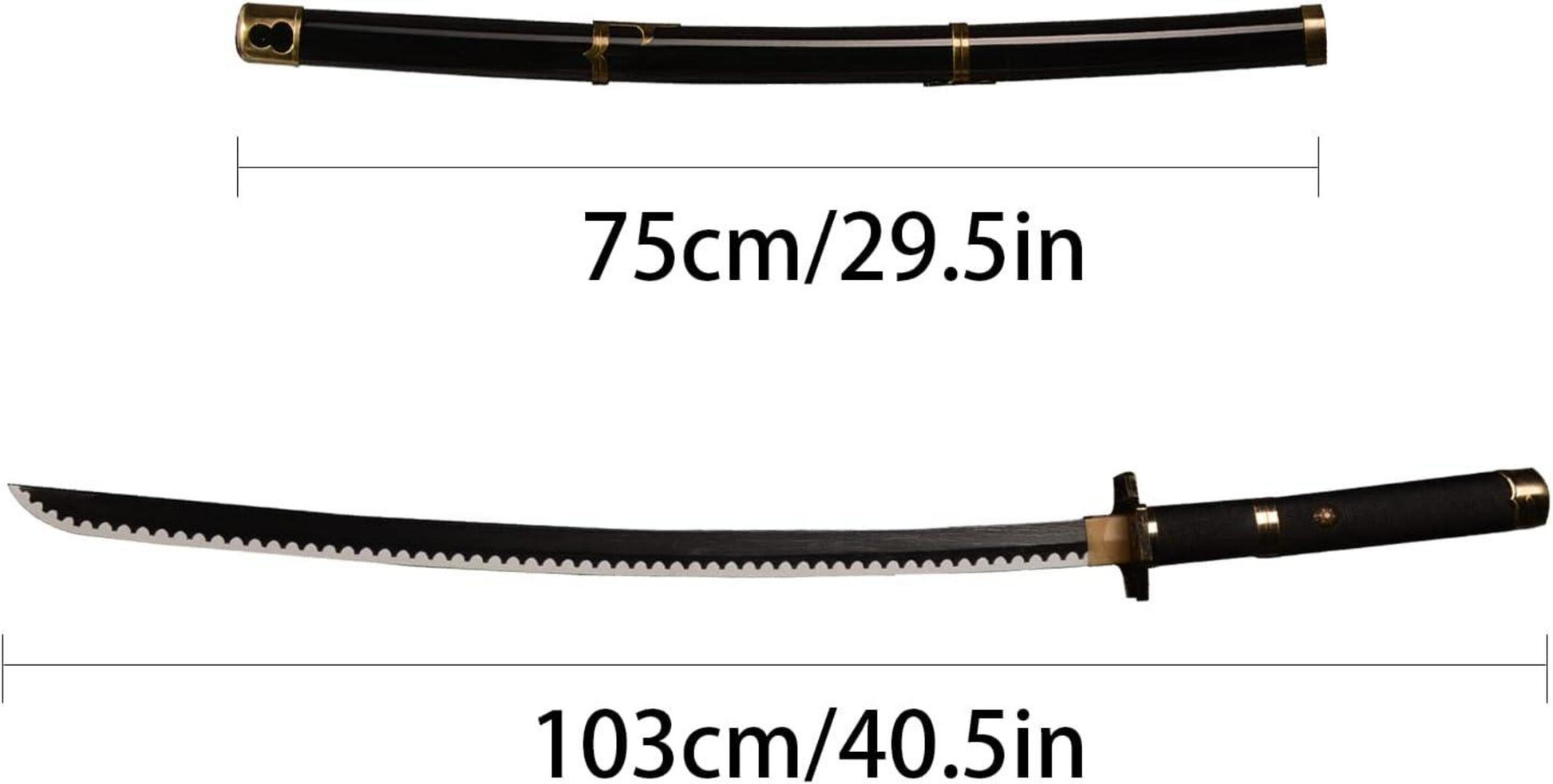 Anime Bambus Schwert Roronoa Zoro Schwert Katana 103cm 40