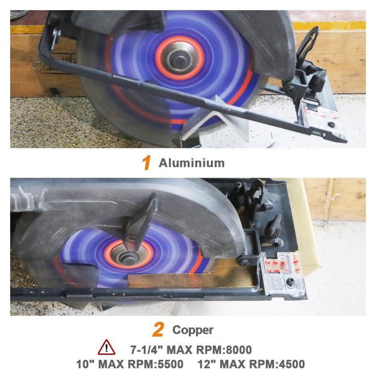 Kreissägeblatt Aluminium & Kunststoff 305mm 100T TCG