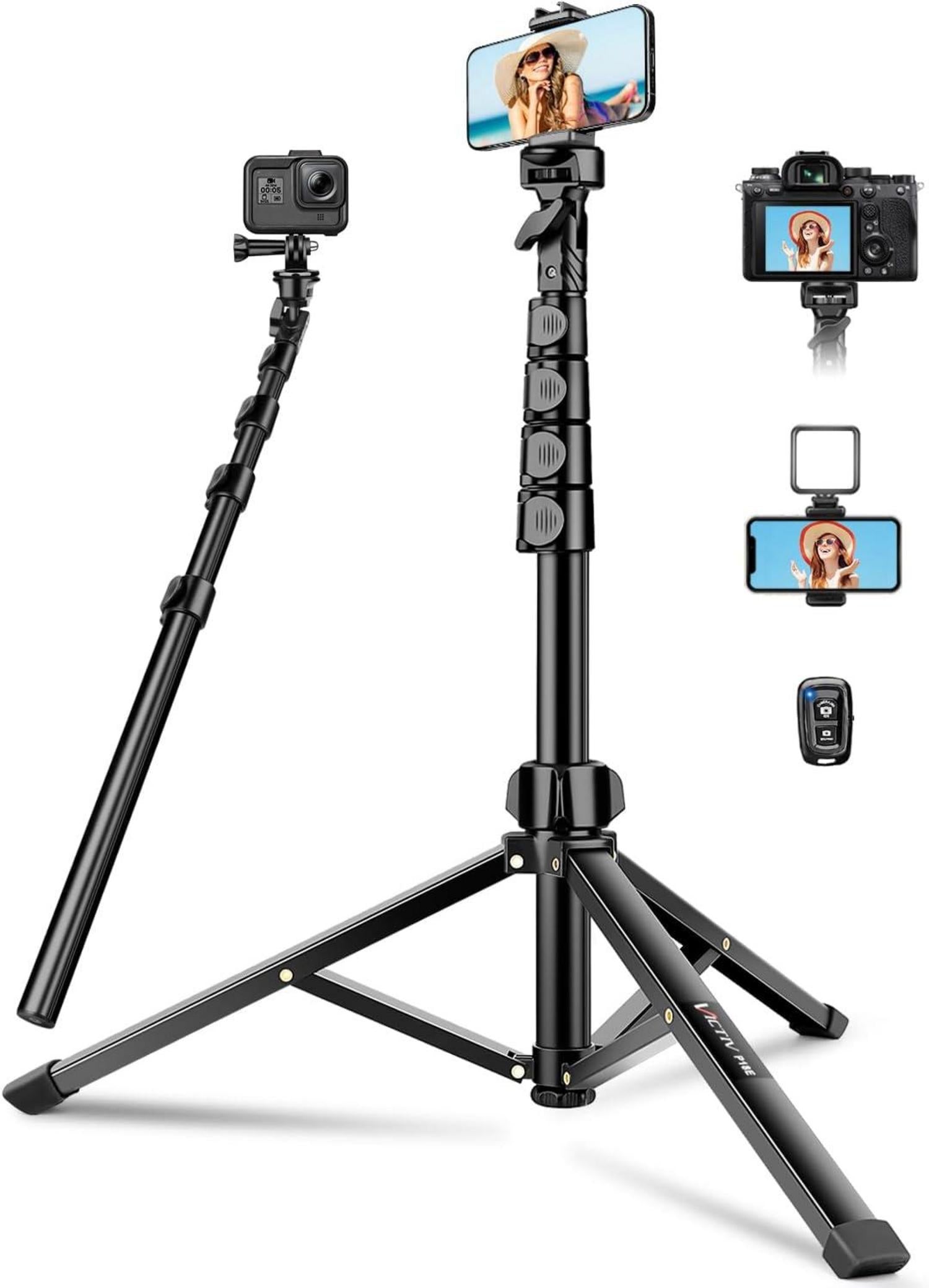 Stativ Ständer 183cm Fernauslöser Smartphone Kamera DSLR Webcam