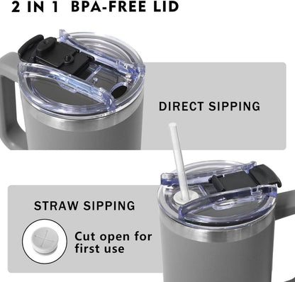 Thermobecher 1180ML Kaffeebecher to go Trinkbecher mit