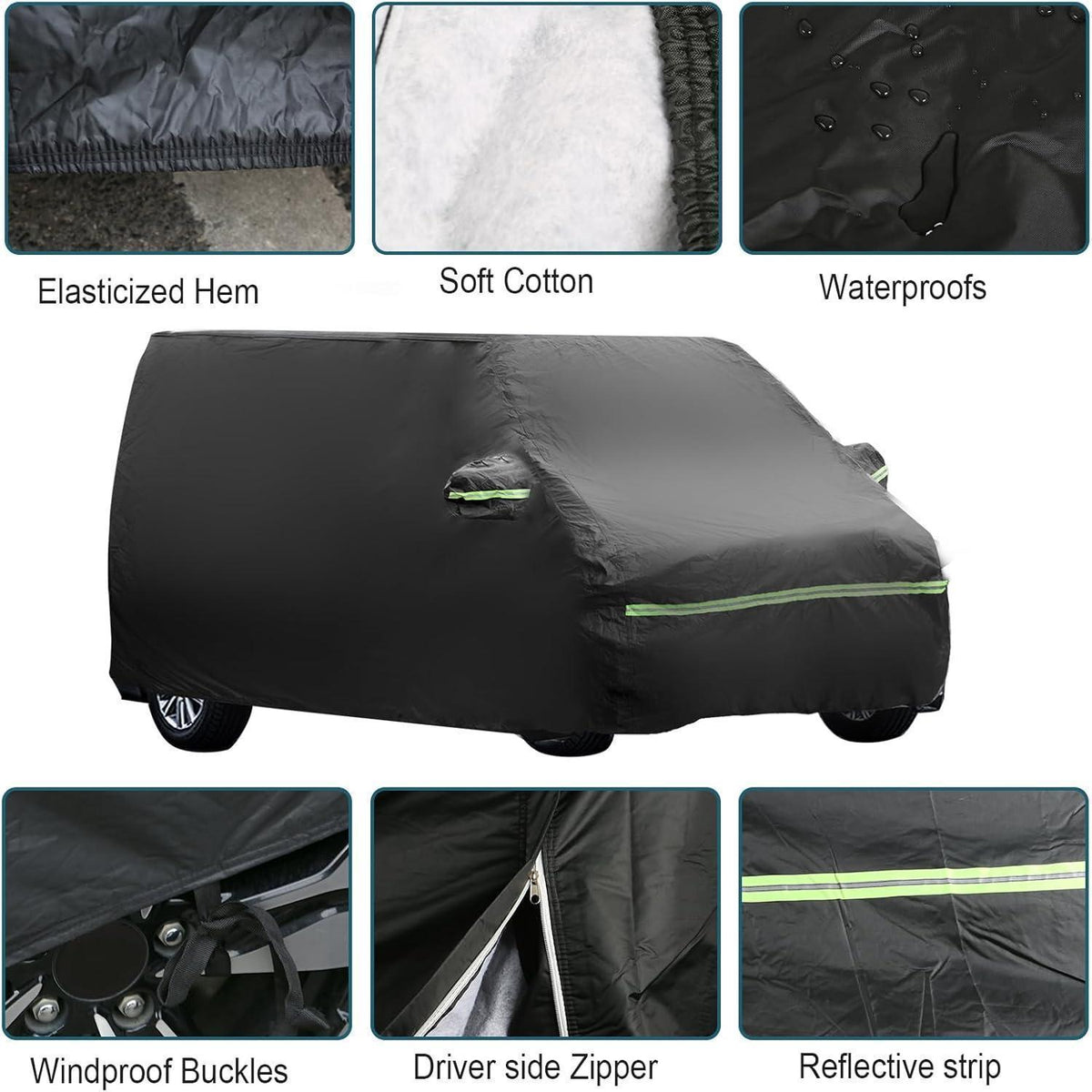Autoabdeckung VW T5 T6 LWB, wasserdicht & wetterfest