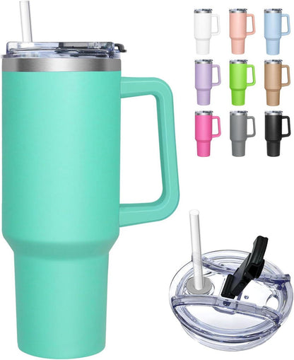 Thermobecher 1180ML 2-in-1-Deckel Kaffeebecher Thermo Trinkbecher