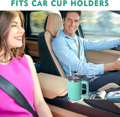 Thermobecher 1180ML Kaffeebecher to go Trinkbecher Strohhalm Edelstahl Isolierbecher