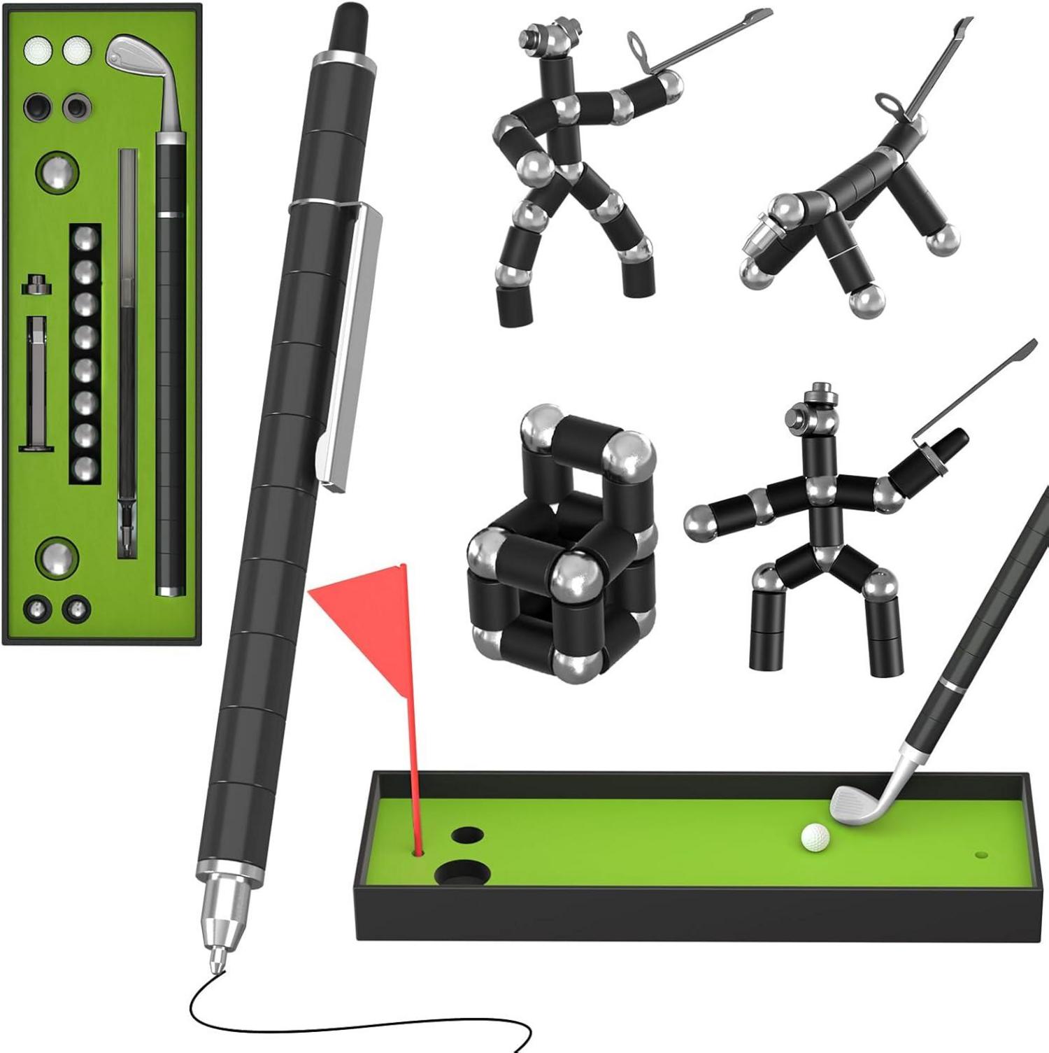 Fidget Pen Magnetischer Kugelschreiber Golf Geschenk TRSCIND