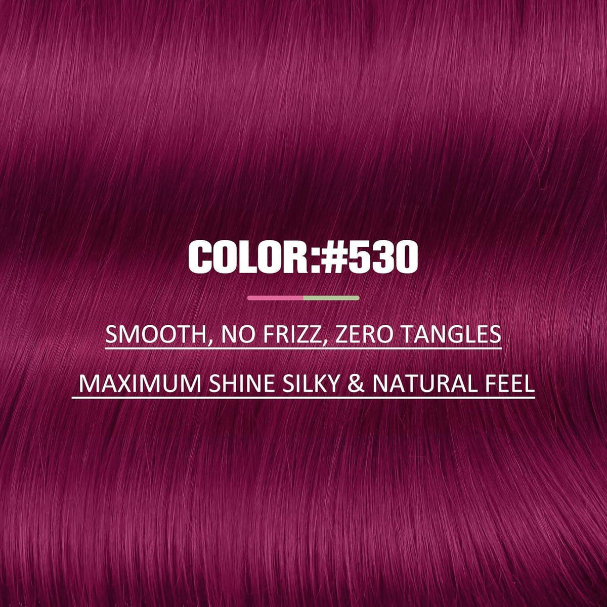 Echthaar Tape Extensions Burgundy Rot 50cm 25g