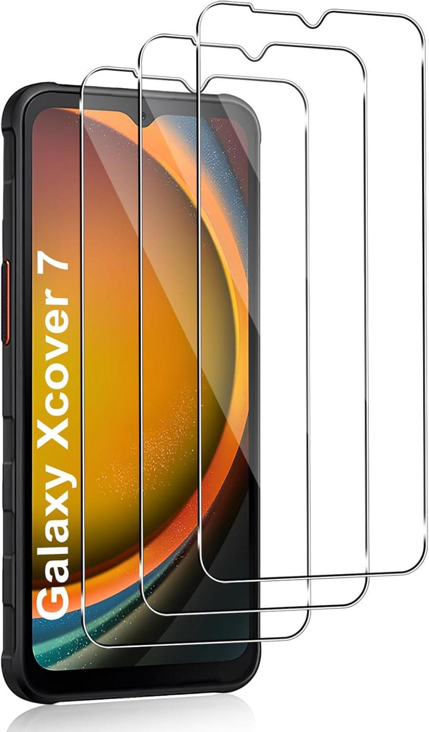 Displayschutzfolie Schutzglas Samsung XCover 7 Panzerglas 3