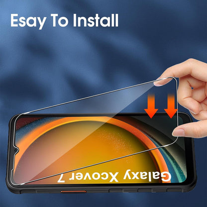 QULLOO Panzerglas Schutzfolie 3 Stück Samsung Galaxy XCover 7 Displayschutzfolie