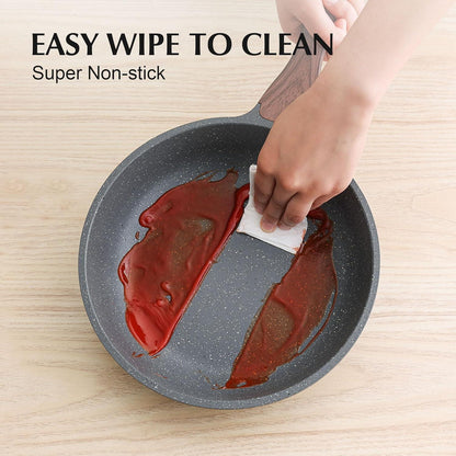 Sensarte Antihaft Kochgeschirr Set 13-teilig mit Glasdeckel