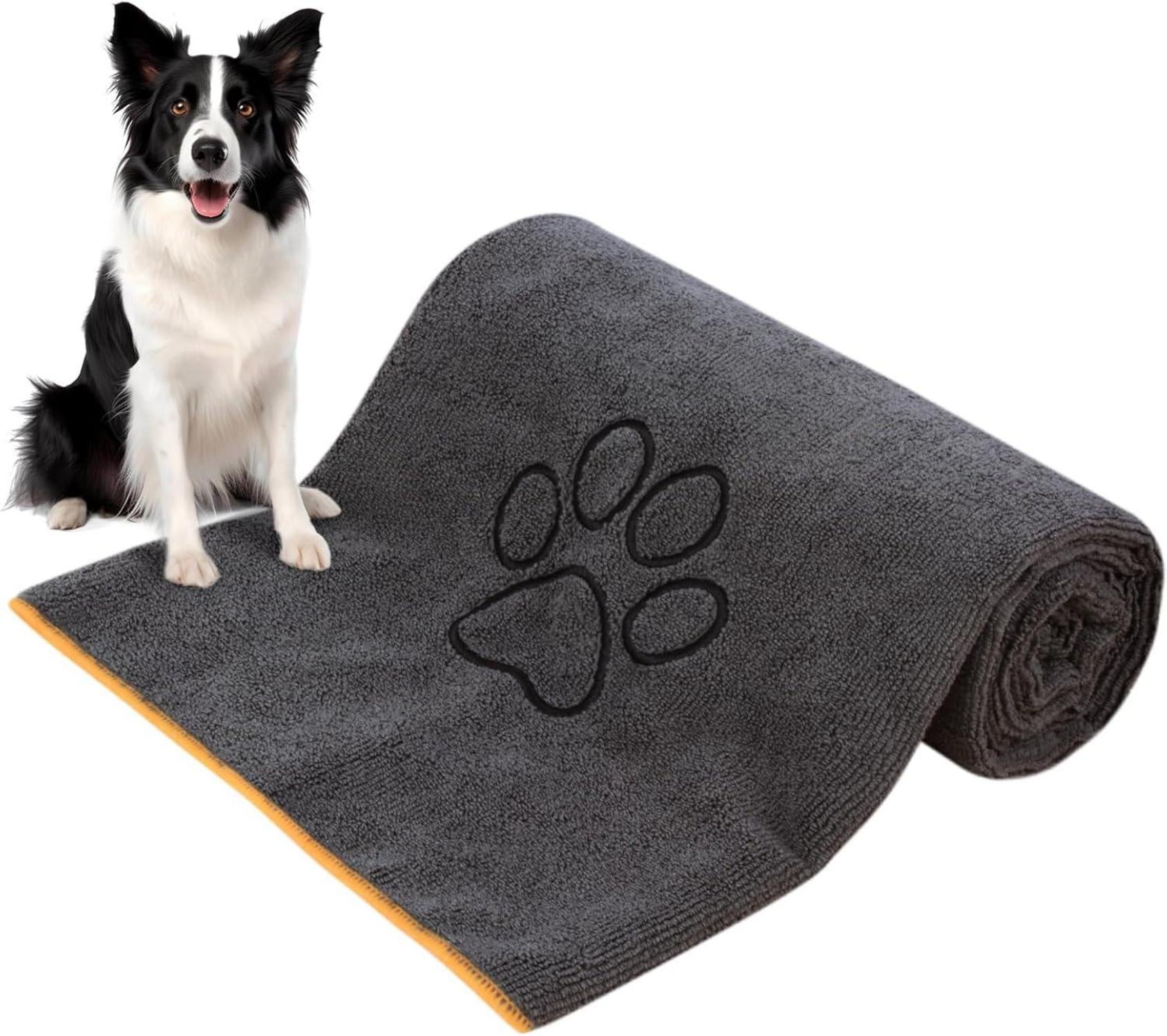 Hundehandtuch Microfaser saugfähig schnell trocknend weich 76x127cm