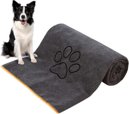 Hundehandtuch Microfaser saugfähig schnell trocknend weich 76x127cm