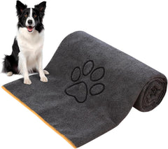 Hundehandtuch Microfaser saugfähig schnell trocknend weich 76x127cm