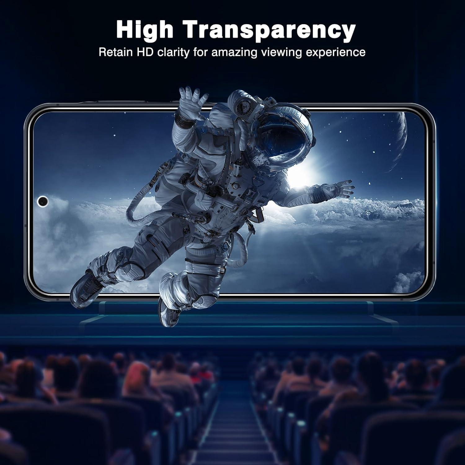 OMOTON Panzerglas für Samsung Galaxy A35/A55 5G, 9H, HD, Anti-Kratzen, 3 Stück